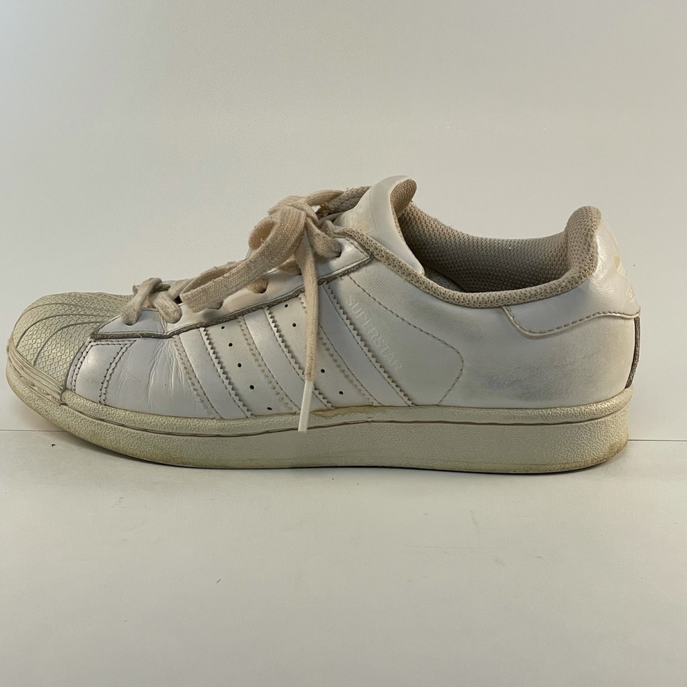 Women’s White Adidas Superstar Sneakers